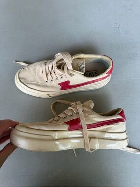 Stepney Workers Club Canvas and Leather Sneaker